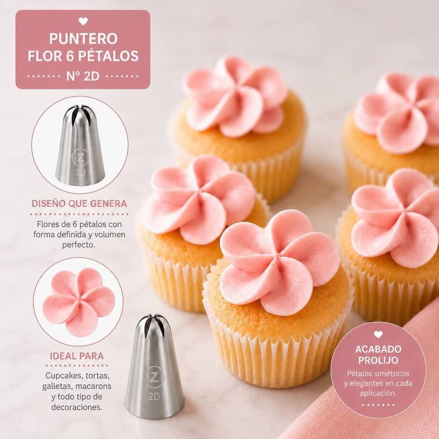 Puntero repostero 2D acero inoxidable