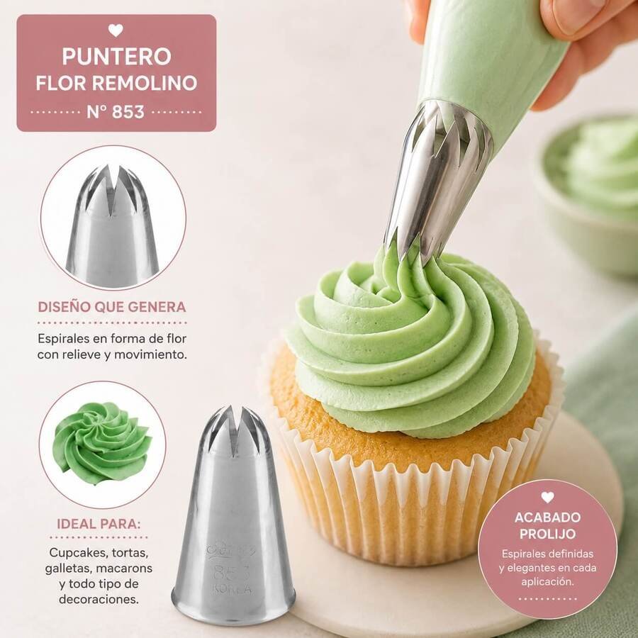 Puntero Ateco Nº853 acero inoxidable