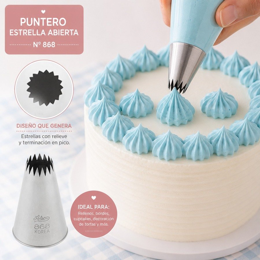 Puntero Ateco Nº868 acero inoxidable