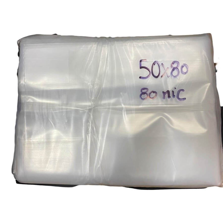 Bolsa 50x80 Natural en 80 Micrones x Kilo