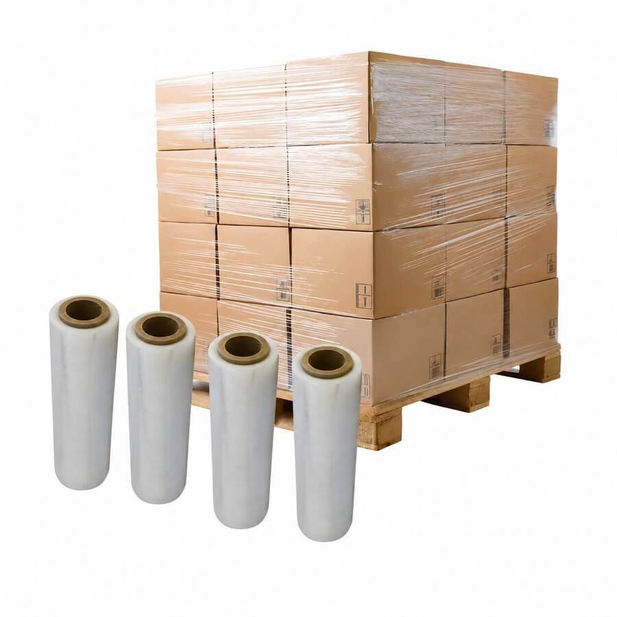 Rollo Nylon Film Embalaje Bobina 50cm ancho X4