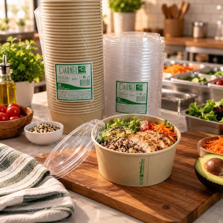 Bowl Ensaladera Kraft Bamboo Sopa 1000ml un