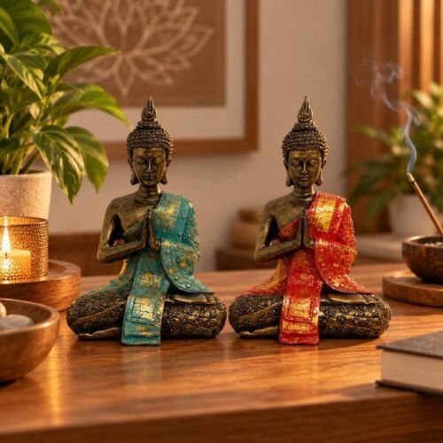 Estatua de Buda Tailandés Rezando 19 cm