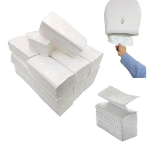 Toalla Papel Blanca Intercalada Sak Baño - Pack 6000 Uni
