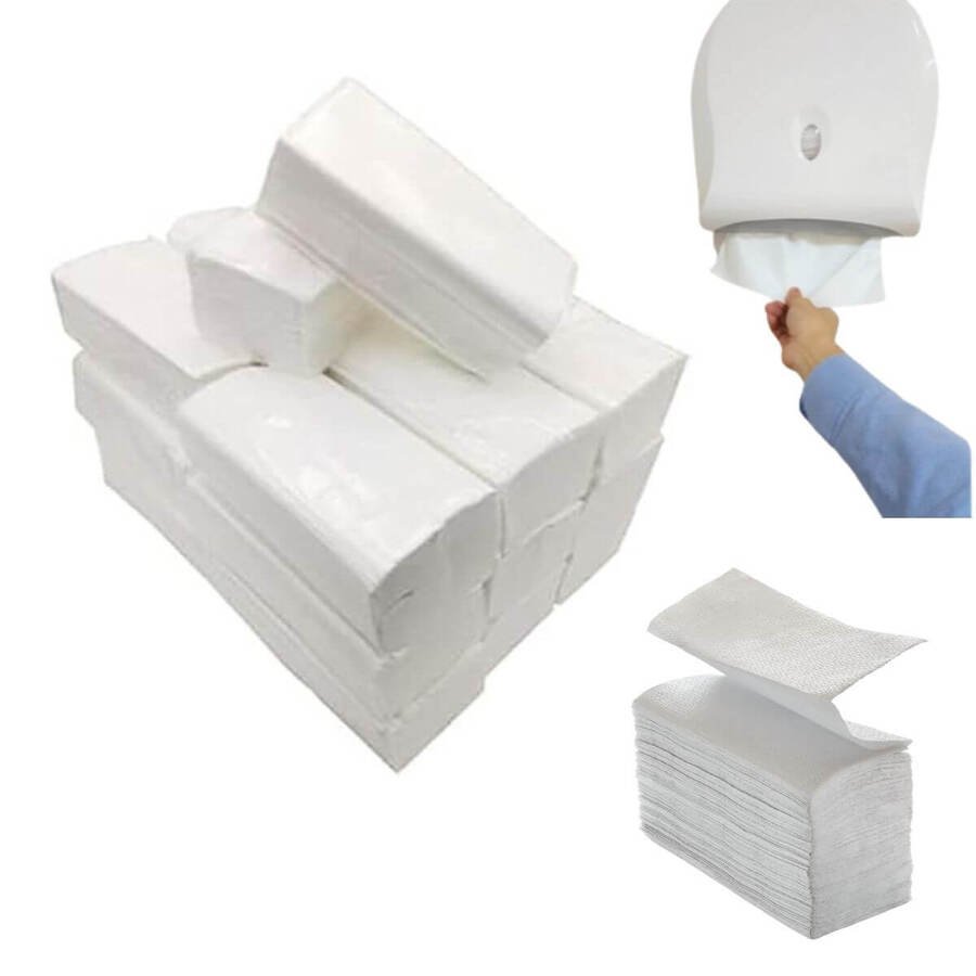 Toalla Papel Blanca Intercalada Sak Baño – Pack 6000 Uni
