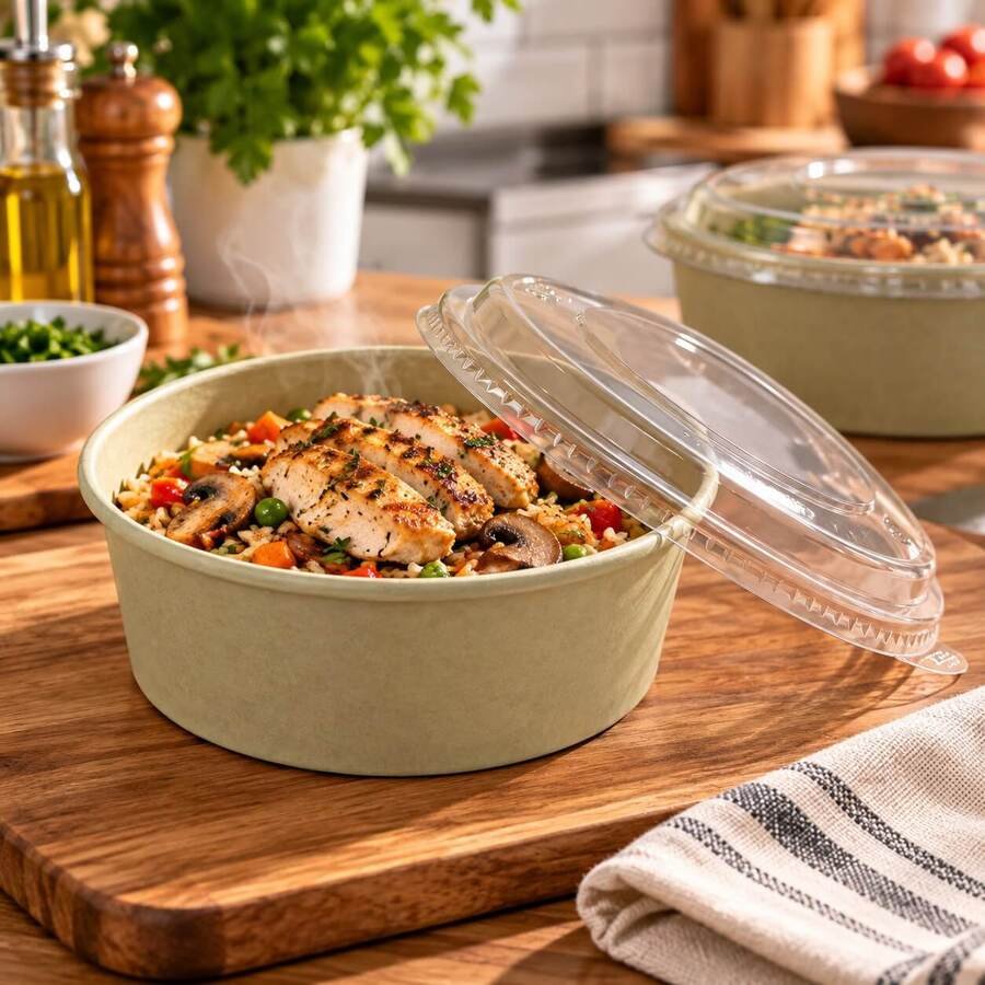 Bowl Ensaladera Kraft Bamboo Sopa 1300ml un